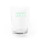 ツカイチ商店の暖簾ロゴ Water Glass :back