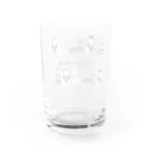 ゴシック屋↣↣ハルのカーディガンキャッツ Water Glass :back