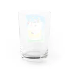 Jodlerin Sakura Kitagawa und die Edelweißmusikantenの明日に乾杯！　ヨーデル北川桜とエーデルワイスムジカンテンロゴ入り Water Glass :back