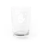 Too fool campers Shop!のストップ・ザ・コロナ(白文字) Water Glass :back