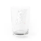 馴鹿 Jun-Rokuの寝支度のアナグマ Water Glass :back