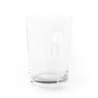 KARASUMA BARの10 spiritual letter グレー　（陽） Water Glass :back