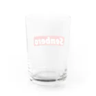 snake497のせんべろボックスロゴグッズ Water Glass :back