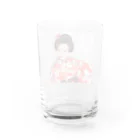 荒木ちえオリジナルグッズの歌う漫画家荒木ちえ Water Glass :back