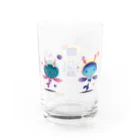 ラシマ工房のロボットりょうしとなぞのいきもの Water Glass :back