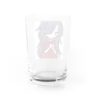 らぴすらずりの片目の女の子 Water Glass :back