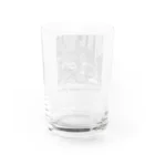 わにのテンカズーの雑貨屋さんのTencazu's Favorite Place /モノクロ Water Glass :back