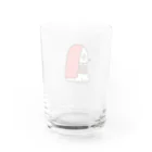 amabie shopの赤いあまびえさん Water Glass :back