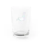 みま猫の土鳩 Water Glass :back