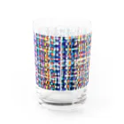 Hana Sungo　はなさんごのHand weaving-Blue2 Water Glass :back