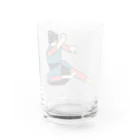 ずぅんの【ピパピ】Square kungfu master Water Glass :back