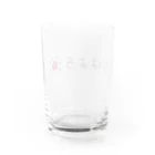P.Malikaの「あさいちばんに」グラス Water Glass :back