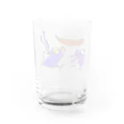 ほほらら工房 SUZURI支店のニンニンとジャージャー Water Glass :back