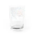 Tio Heartilの満開の桜 Water Glass :back