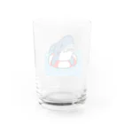 サメ わりとおもいのうきわでうかぶサメ Water Glass :back