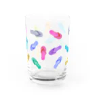 uminomadoのギョサンまみれ Water Glass :back