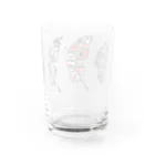 YASの3 Butterfly Water Glass :back