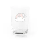 やなぶしのほんわかグッズのエビ寿司 Water Glass :back