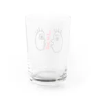 ヨコガオがモットーのヨコガオ Water Glass :back