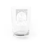 日本橋UPsの支援イラストモノクロver. Water Glass :back