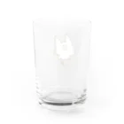 ホットなアイスのとけそうなねこ Water Glass :back