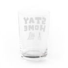 麦畑のステイホーム(ゲームをしてるワニ) Water Glass :back
