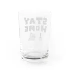 麦畑のステイホーム(ゲームをしてるワニ) Water Glass :back