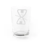 ☪Sleepy☪のおむすびカスタネット Water Glass :back