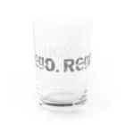 古春一生(Koharu Issey)のRegain your ego.(文字のみ) Water Glass :back