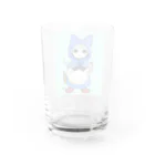 Tio Heartilの青ずきん猫ちゃん Water Glass :back