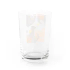 Prism coffee beanの【ラテアート】レイヤーラテアート/オレンジブラウン Water Glass :back