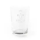 嵐山デザインのごまこあら-通常 Water Glass :back