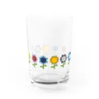 うさぎのきた道&のお花たちB Water Glass :back