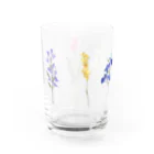 hugのフラワーグラス Water Glass :back