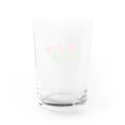 ねこてやのチューリップとちょうちょ Water Glass :back