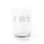 イワサキの池田屋横ロゴ Water Glass :back