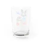 ＊あり＊の虹色創世記の青君&苺心ちゃん Water Glass :back