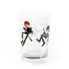 芥子菜のsuits Water Glass :back