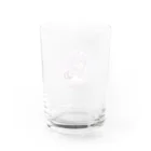 松や SUZURI店のはんなり猫また Water Glass :back