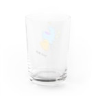 MedusasのScotch Whisky‘s  map (カラーver） Water Glass :back