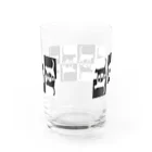 へっぽこ工房の白猫黒猫 Water Glass :back