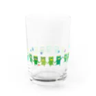 おばけ商店のおばけグラス＜河童のラインダンス＞ Water Glass :back