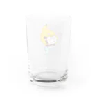 エガオーピンクのsuzuriショップのエガオー人魚さん Water Glass :back