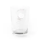 エガオーピンクのsuzuriショップの乾杯エガオーさん Water Glass :back