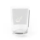 石山蓮華のタイの花市場の電線 Water Glass :back