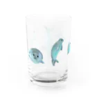 うららかな北風舎のアザラシの海 Water Glass :back