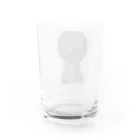 安里アンリの古墳グッズ屋さんの箸墓古墳（シンプルver.) Water Glass :back