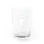 クアッカワラビーくんの日常＆あしゆびふれんず公式グッズのあしゆびうさぎ Water Glass :back