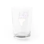 クアッカワラビーくんの日常＆あしゆびふれんず公式グッズのあしゆびねこ Water Glass :back