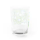 はち / きまぐれハチログのフィルム 青の花ネモフィラ Water Glass :back